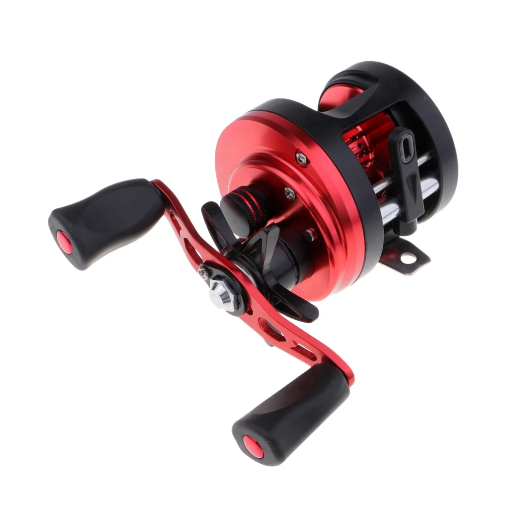 

Round Baitcasting Reel - No.1 Highest Rated Conventional Reel - Reinforced Metal Body & Star Drag