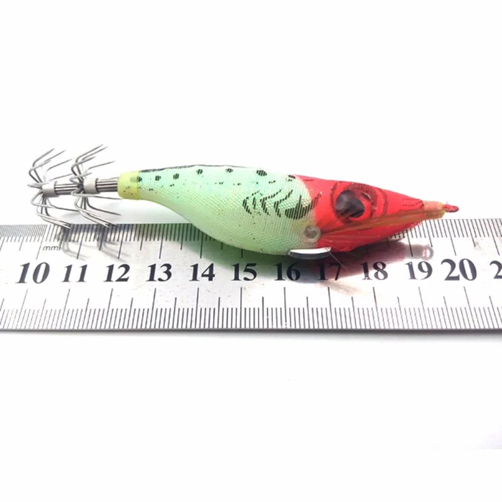 5 шт. светящиеся в темноте рыболовные приманки для рыбы креветки крючки ловли 9 г 10