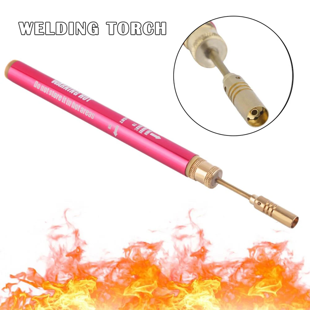 

New Soldering Pen Gas Blow Tool Welding Torch Gun Mini Welding Iron Cordless Welding Pen Burner For Hot Cutting Tools