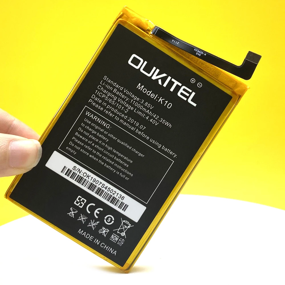 

New Original Battery For Oukitel K10 1100mAh Mobile Phone+Gift Tools