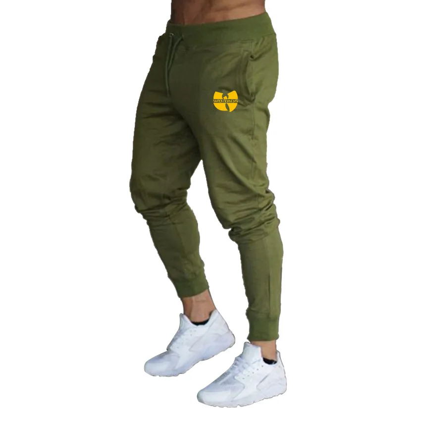 

Pants Men Sweatpant Wu Tang Clan Mustard Logo Pants Unisex Long Pants
