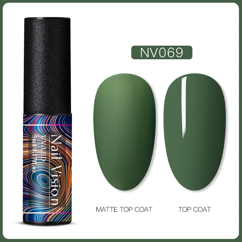 EES06664 Nail Vision 5 мл УФ-гель для ногтей Чистый гель лак матовый цвет нужно матовое верхнее покрытие замочить от ногтей гель лак для маникюра DIY - Цвет: EES06664