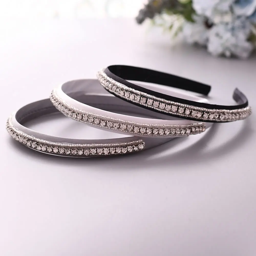 Женские свадебные головные уборы с жемчужным кристаллом и кубическим цирконием