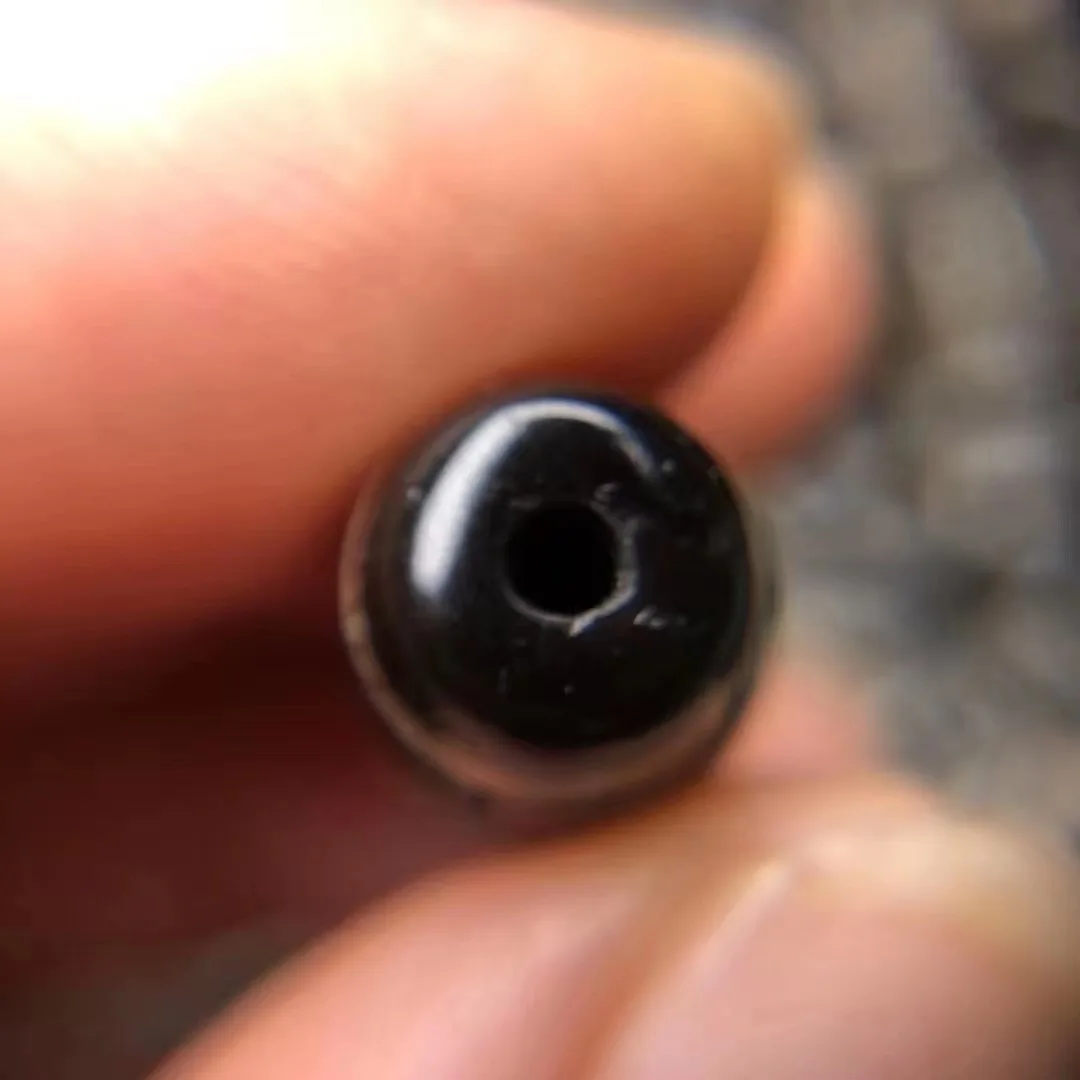 

300pcs/lot Wholesale edelstenen natuurlijke dijes weathered horseshoe pattern ancient dzi beads dzi agate beads Black day