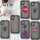 Чехол для телефона PNL QLF Rapper Singer матовый прозрачный для iphone 7 8 11 12 13 plus mini x xs xr pro max