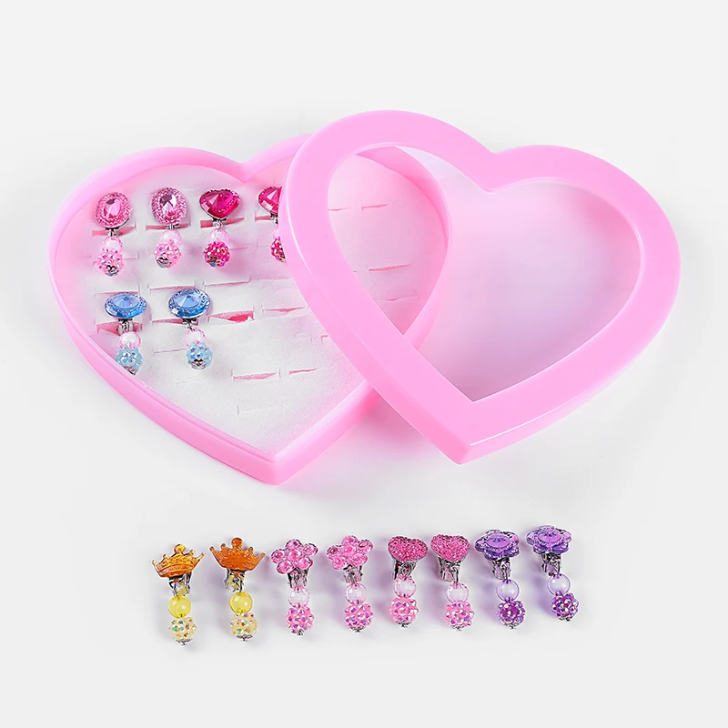 Новые креативные милые детские заколки для ушей с мультяшным животным акриловые