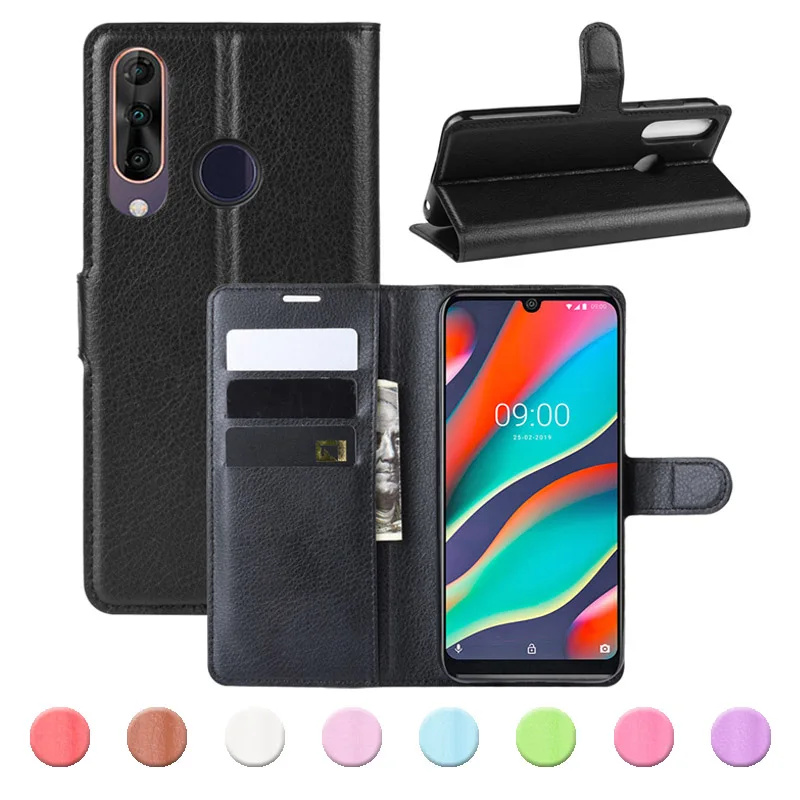 Micgita кожаный чехол для Wiko View 3 Pro с рисунком личи, флип-чехол в виде книги, чехол-бумажник для Wiko View 3 Pro/Wiko View 3, чехол