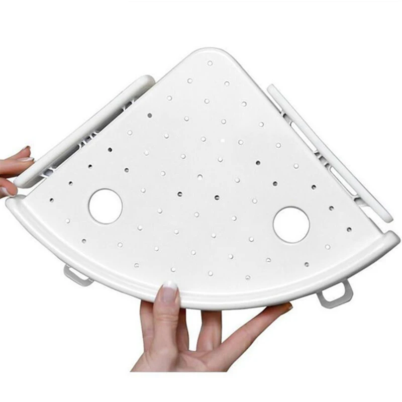 Угловая полка для ванной держатель шампуня кухонная стойка хранения органайзер