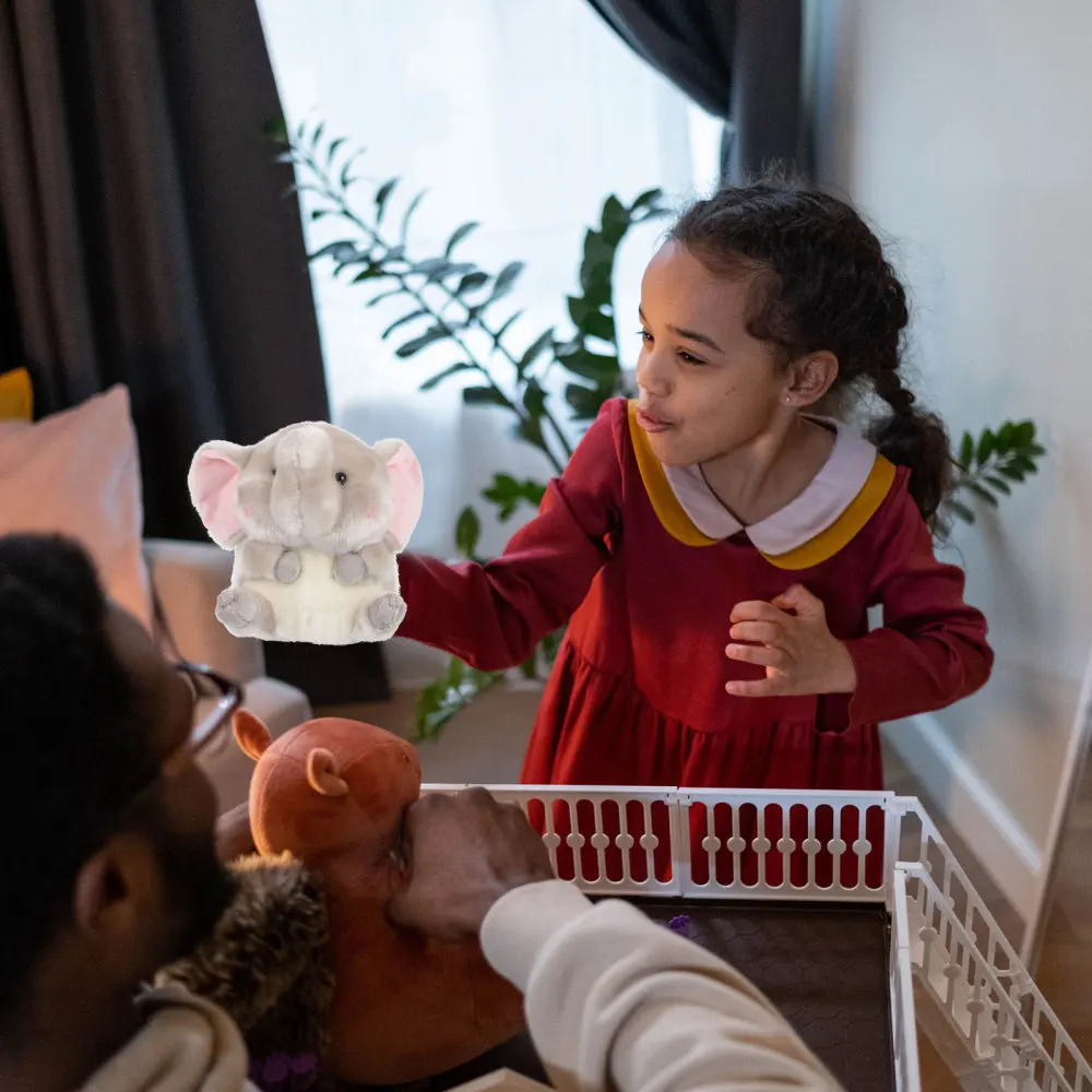 

1pc Plush Cartoon Elephant Cuddly Stuffed Animal Children Birthday Gift