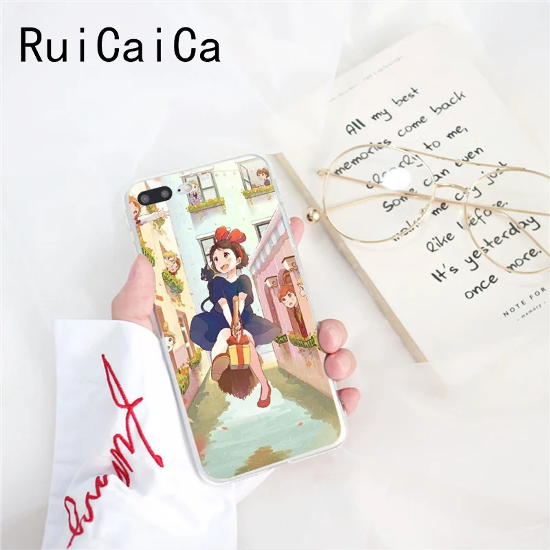 Studio Ghibli Kiki's Delivery Service Phone Case for iPhone X XS MAX 6 6s 7 7Plus 8 8Plus 5 5S SE 2020 XR image 5
