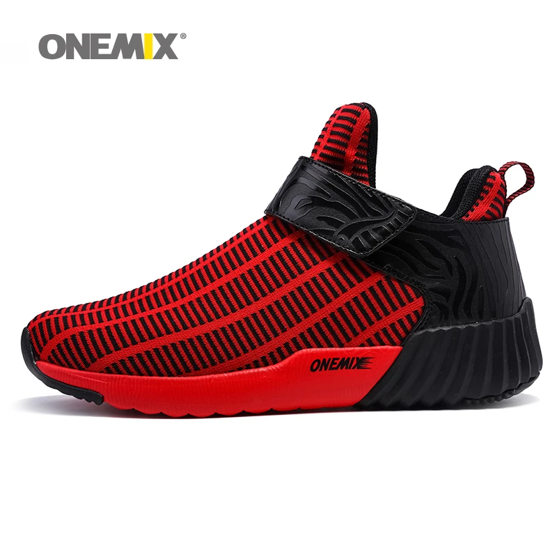 

ONEMIX New Winter Men Ankle Boots Sport Sneakers Outdoor Height increasing Women Athletic Trainers Walking Light Running Shoes