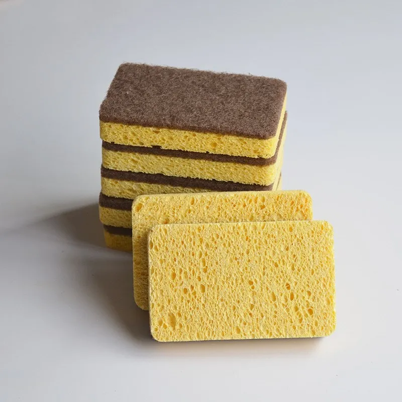 1 шт. сизальских канатов древесный целлюлозный Хлопок тряпка композитный губка