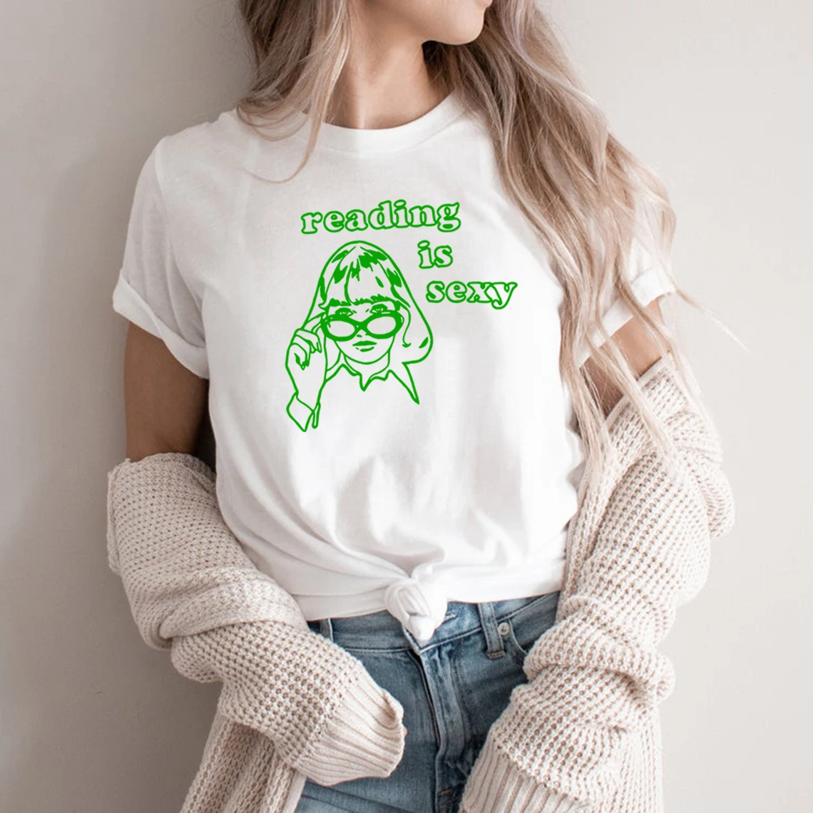 

Reading Is Sexy T-Shirt Gilmore Girls TV Show Shirt Book Lover T Shirt Graphic T Shirts Woman Tshirts Harajuku Casual Tops Tees
