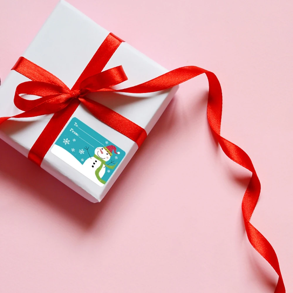 Present Gift Seal Decals Name Tags Adhesive 6 Designs Christmas Sticker | Канцтовары для офиса и дома