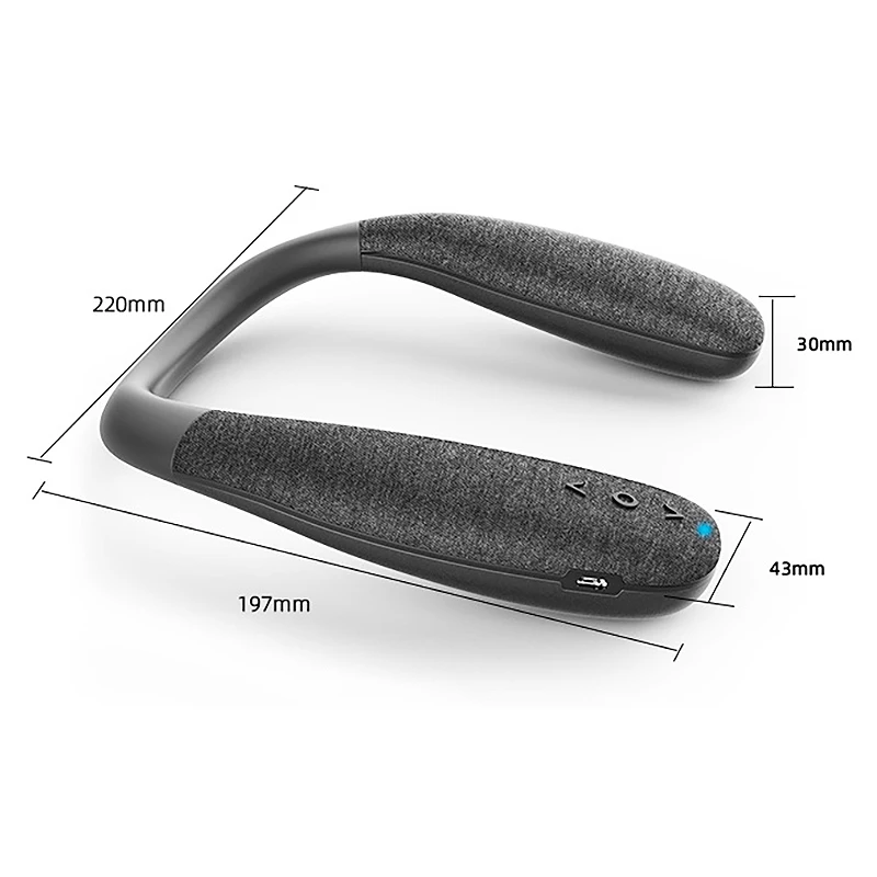 Шеи вися Динамик Bluetooth Беспроводной o шеи носить гарнитура гарнитура|Портативные