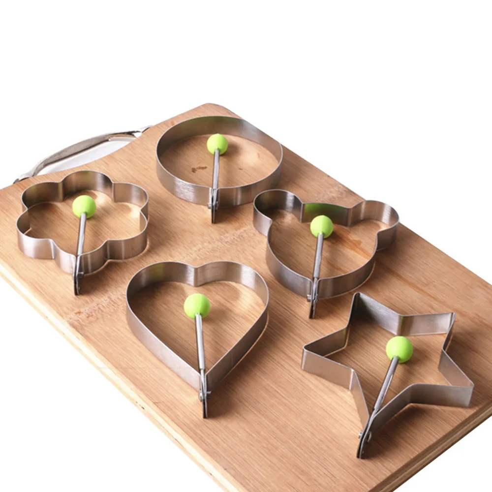 

Stainless Steel Fried Egg Shaper Pancake Mould Omelette Mold Frying Egg Cooking Tools Kitchen Accessories Gadget