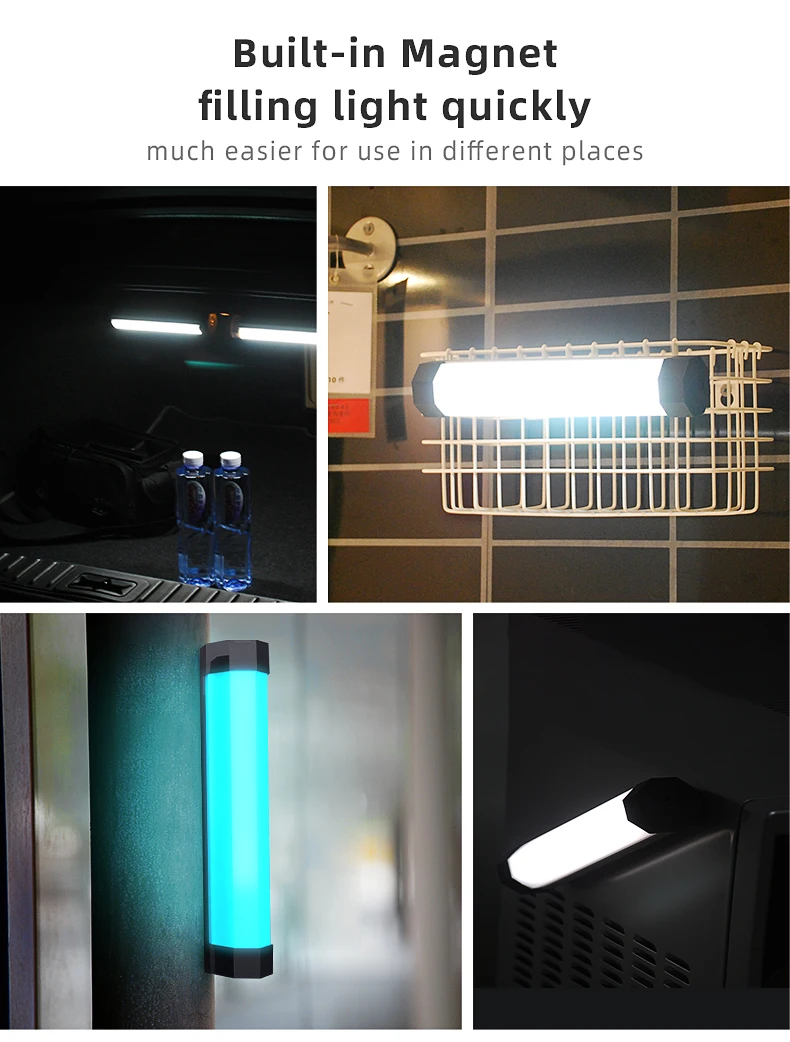 LUXCEO P200 PavoTube RGB Light Stick Tube Waterproof Handheld LED Video soft Lighting Portable phone APP Remote Control 6C | Электроника