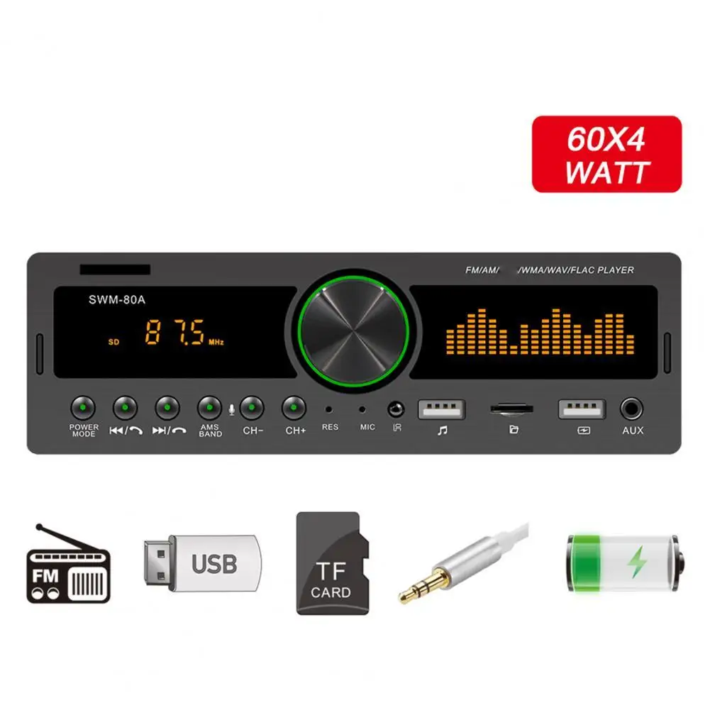 

Автомобильный MP3-плеер с двумя USB-портами и поддержкой Bluetooth
