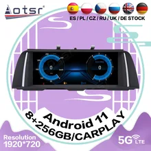 8+256G Carplay 5G Android 11 Player For BMW 5 Series F10 F11 F18 2011 2012 2013 2014 2015 2016 GPS Auto Stereo Radio Head Unit