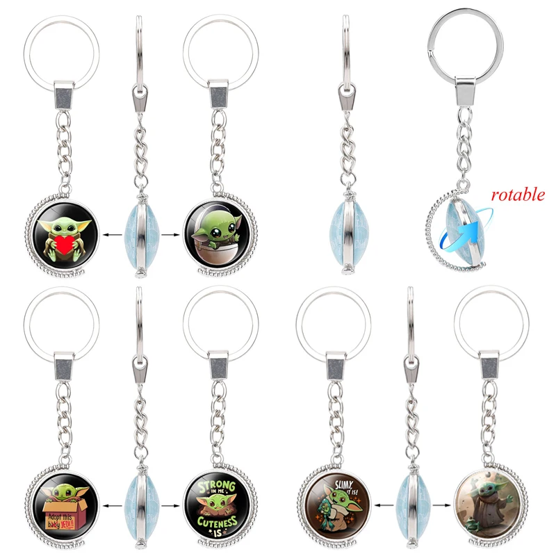 

Anime The Rise Of Skywalk Keychain Cartoon Cute baby Robot BB8 Key Chains Jewelry For Men Women Bag Car Key Holder Gift