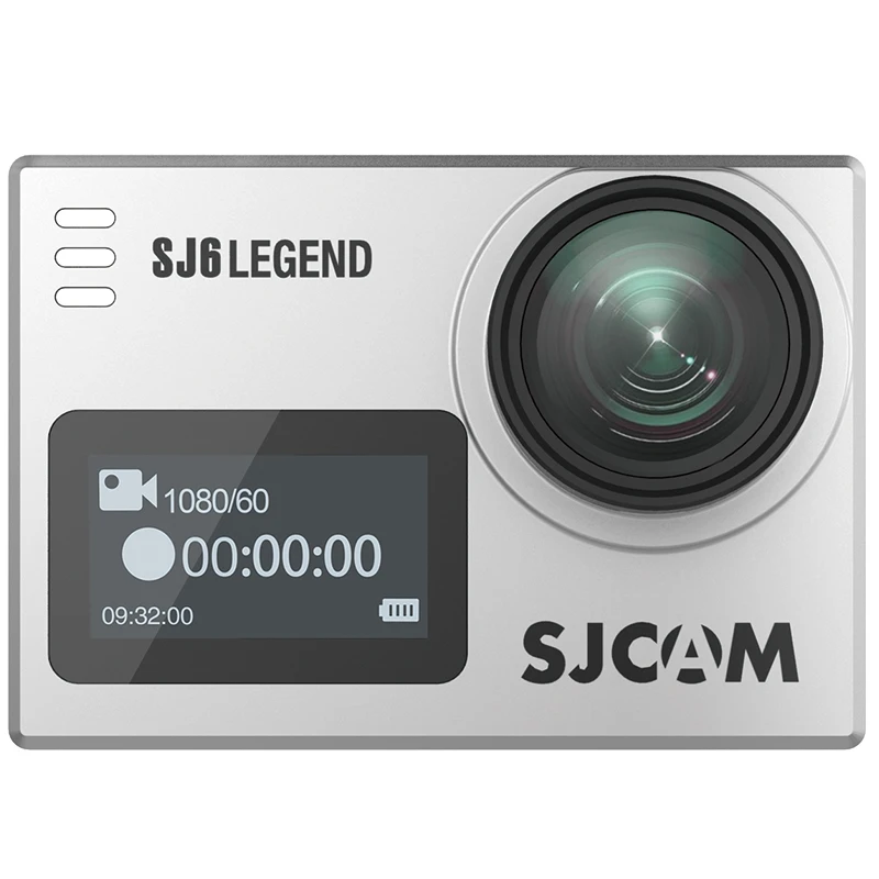 SJCAM SJ6 Legend 4K 24fps Ultra HD Notavek 96660 Водонепроницаемая экшн-Камера 2," с сенсорным экраном и дистанционным управлением wifi RAW Sports DV - Цвет: SJ6 Legend Silver