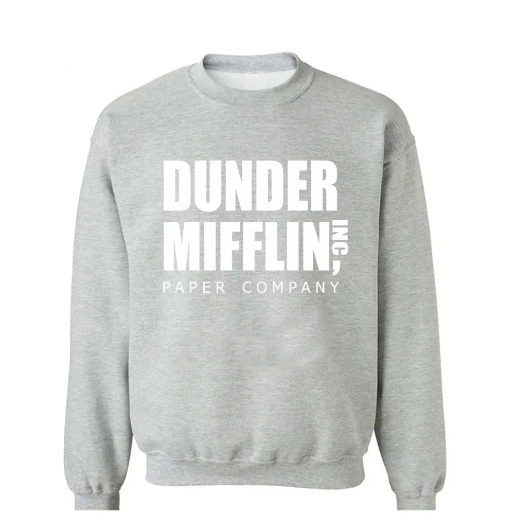 Толстовка DUNDER MIFFLIN PAPER INC Мужская хлопковая теплая фуфайка с капюшоном модная