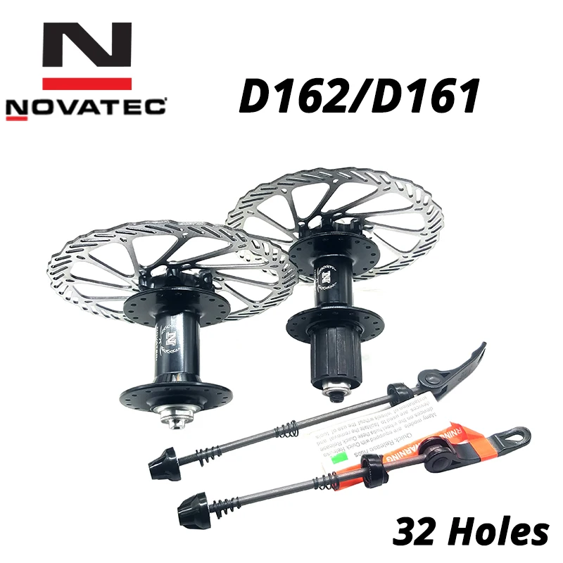 Ступица велосипедная Novatec D162 D161 8/9/10 100/135 мм 32 отверстия|Велосипедные втулки| |