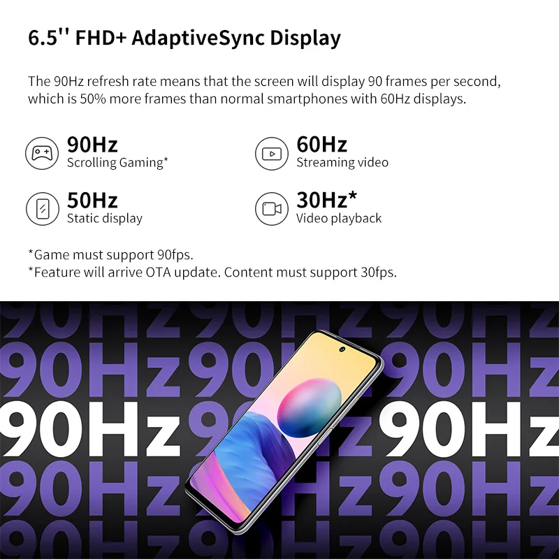 Redmi Note 10 смартфон с 5 99-дюймовым дисплеем ОЗУ 4 Гб ПЗУ 64 Гб/128 ГБ 700 мАч 48 МП |