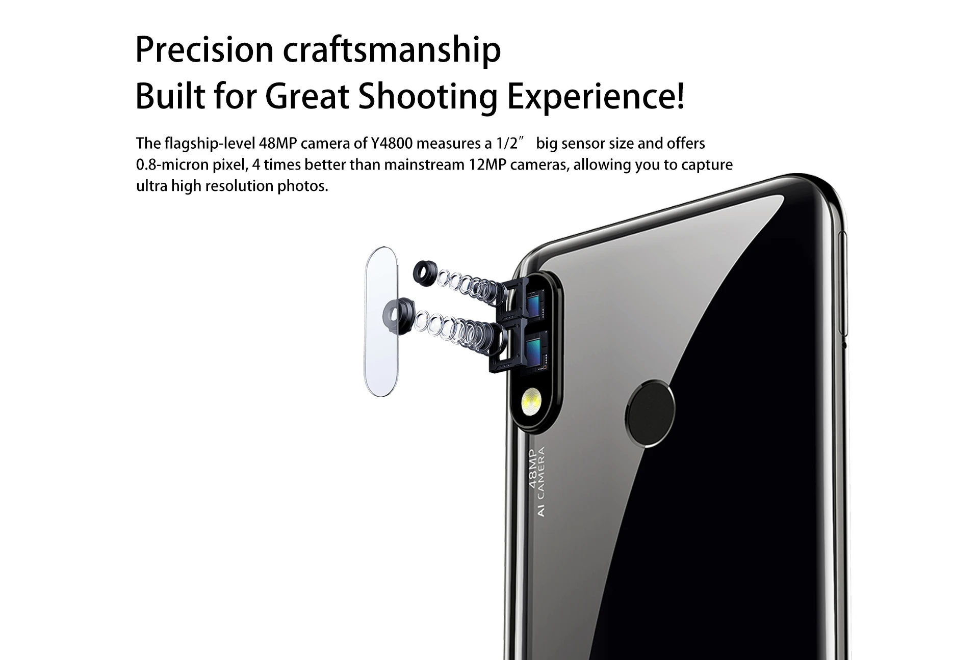 OUKITEL Y4800 6G ram 128G rom 6," FHD экран Android 9,0 мобильный телефон Восьмиядерный отпечаток пальца 4000mAh 9 V/2A Лицо ID смартфон