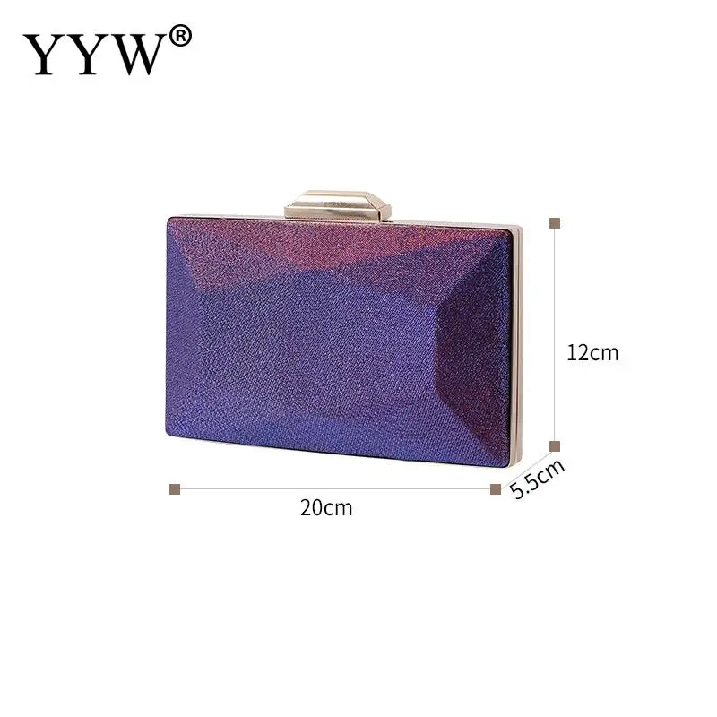 

Geometric Satin Box Bag Evening Party Clutch Bag Designer Clutch 2021 Party Purse bolsa feminina Clutch Bags Leather in Handbags