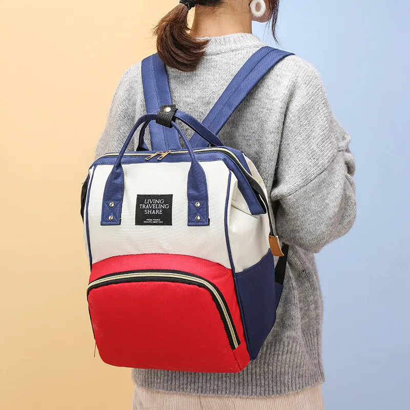 

Diaper Backpacks Bags Mummy Maternity Large Capacity Nappy Bag Travel Backpack Nursing Bag for Baby Care Women's Backpack