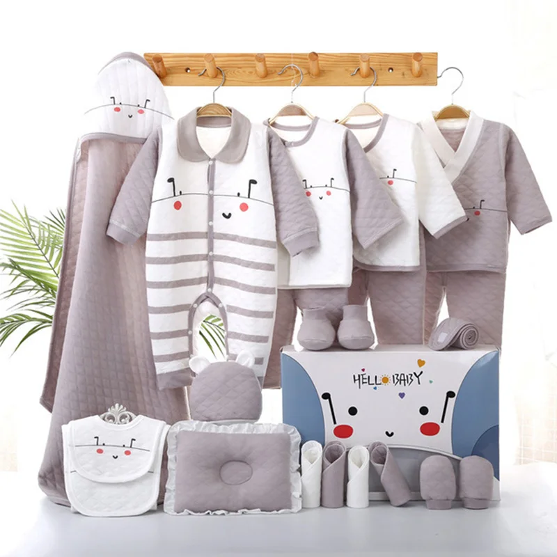 

2020 Baby Clothes Sets 21PCS Unisex Newborn 100%Cotton Thick Soft Baby Boy Clothes Full Sleeve Baby Girl Clothes Cartoon
