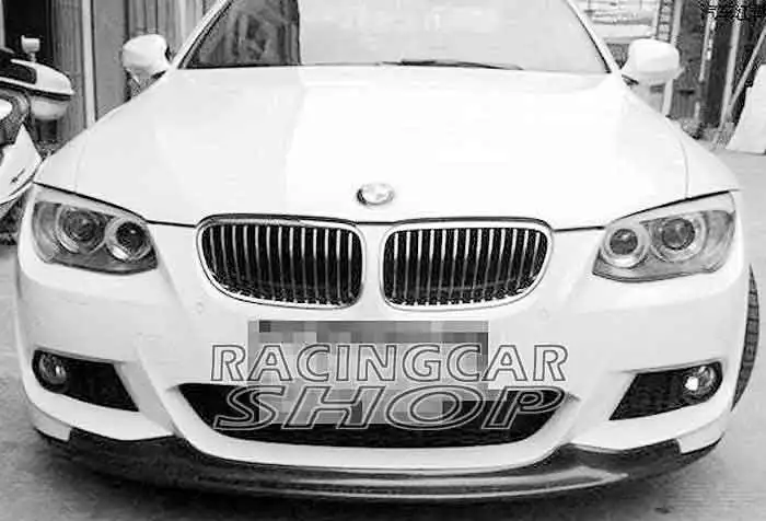 Неокрашенный АК стиль передний спойлер для BMW E92 E93 Coupe 2 двери Lci M tech Msport бампер 2010