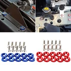 Для BMW e46 e39 e90 e60 e36 f30 f10 e30 x5 e53 f20 Seat leon ibiza мг 10 шт. винтовые прокладки для автомобильной модификации Красочные для укладки волос