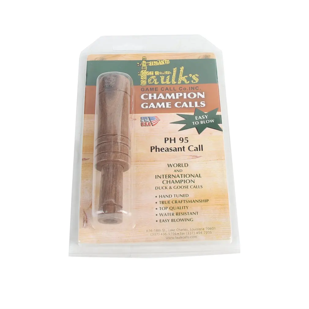 Креативный Деревянный свисток для охоты на открытом воздухе дующий с фазаном