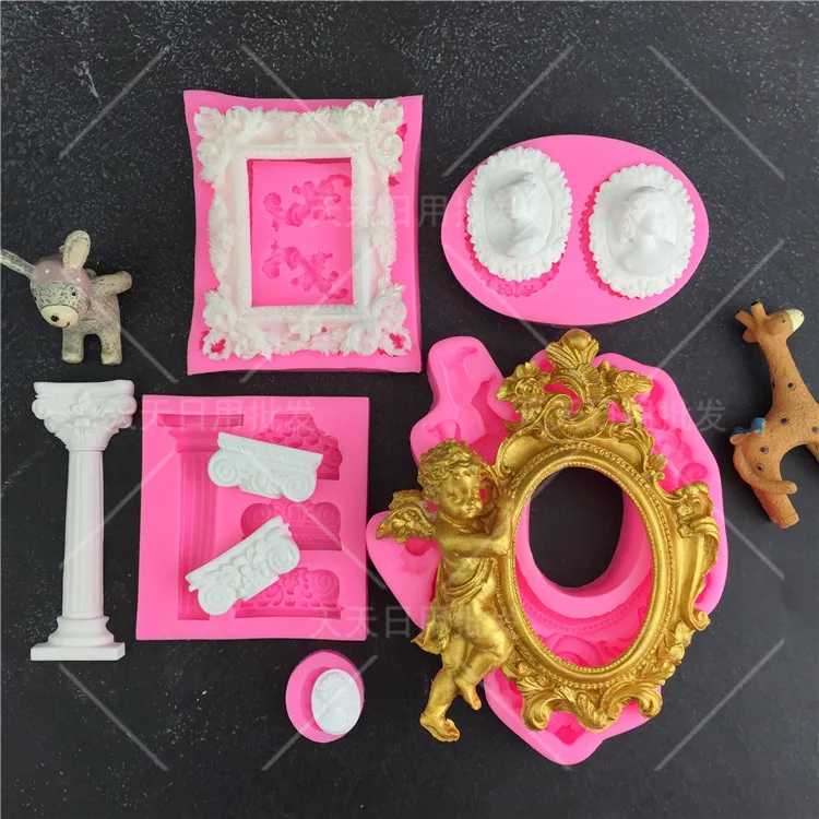 1 шт. силиконовые формы для фоторамки украшение торта сахарата помадки шоколада
