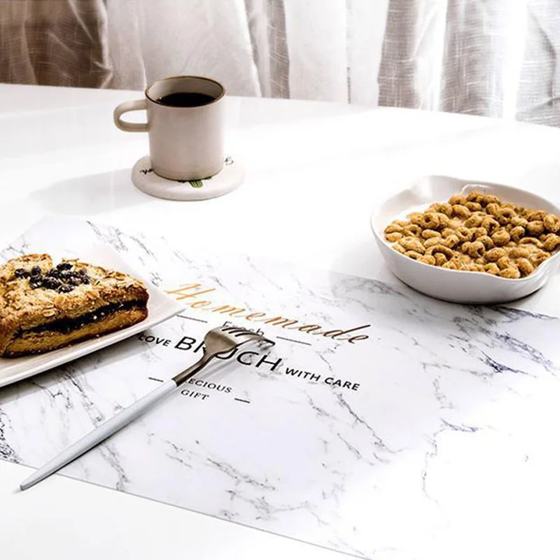 1 шт. шикарный коврик для стола кофейной чашки мягкий водонепроницаемый 45*30 см