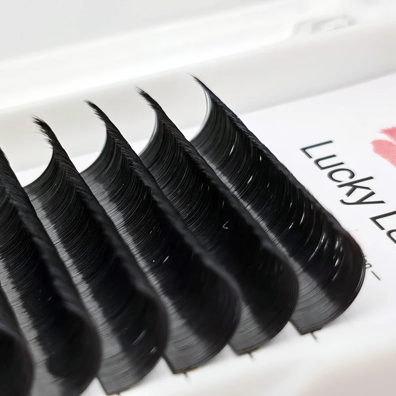 Lucky Lash 10 шт. оптовая продажа простое увеличение объема ресниц C/D наращивание