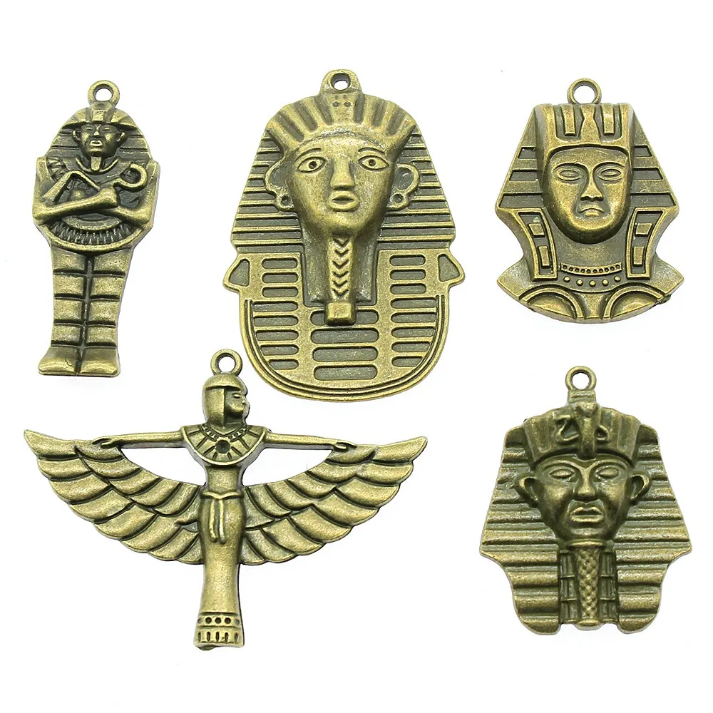 

2pcs Charms Egyptian Pharaoh Antique Bronze Color Pharaoh Charms For Jewelry Making Charms Egyptian Pharaoh Jewelry