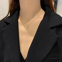 star and moon necklace female ins simple clavicle chain korean fashion temperament net red pendant high sense clavicle chain