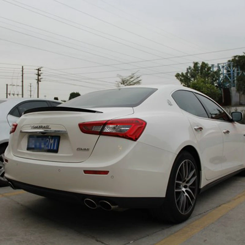 Задний спойлер из углеродного волокна для Maserati ghiсот в стиле крыла Вальда 2014 2015 2016