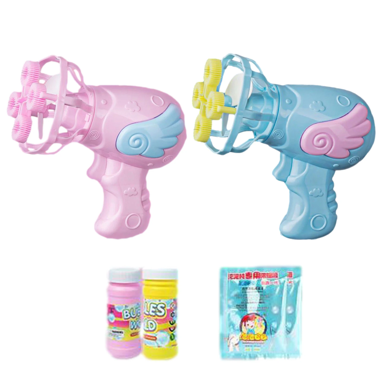 Автоматическая пузырчатая машина для детей воздуходувка пузырей с 2 растворами 12