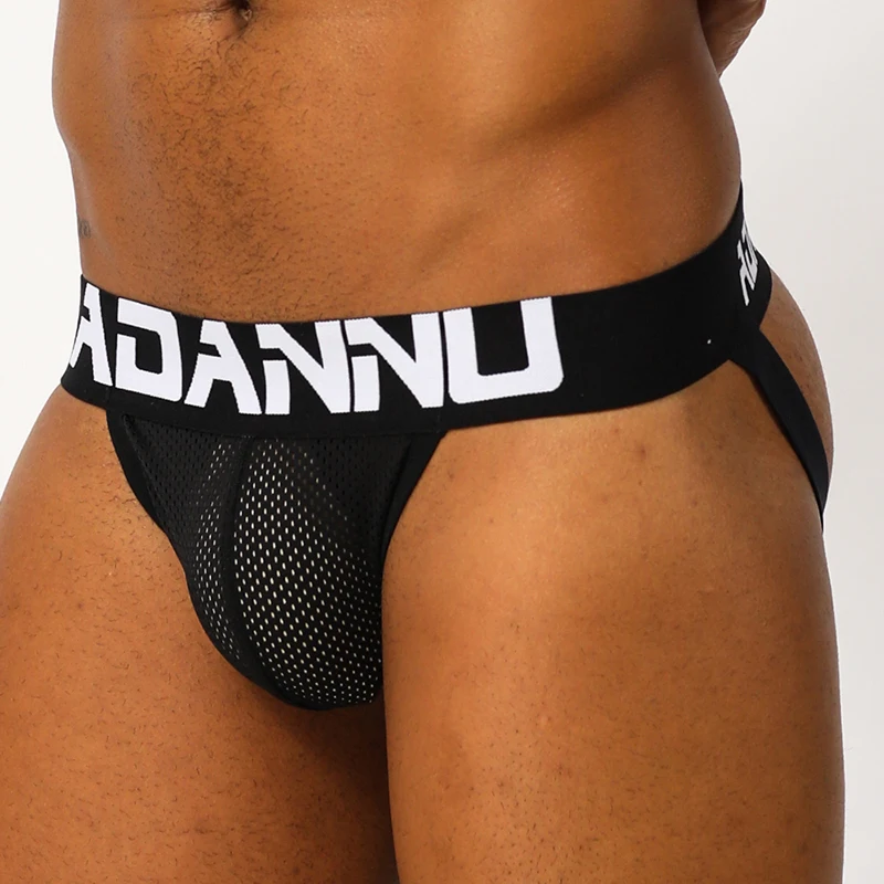 Трусы стринги мужские сетчатые джоки и G пикантное удобное нижнее белье для геев