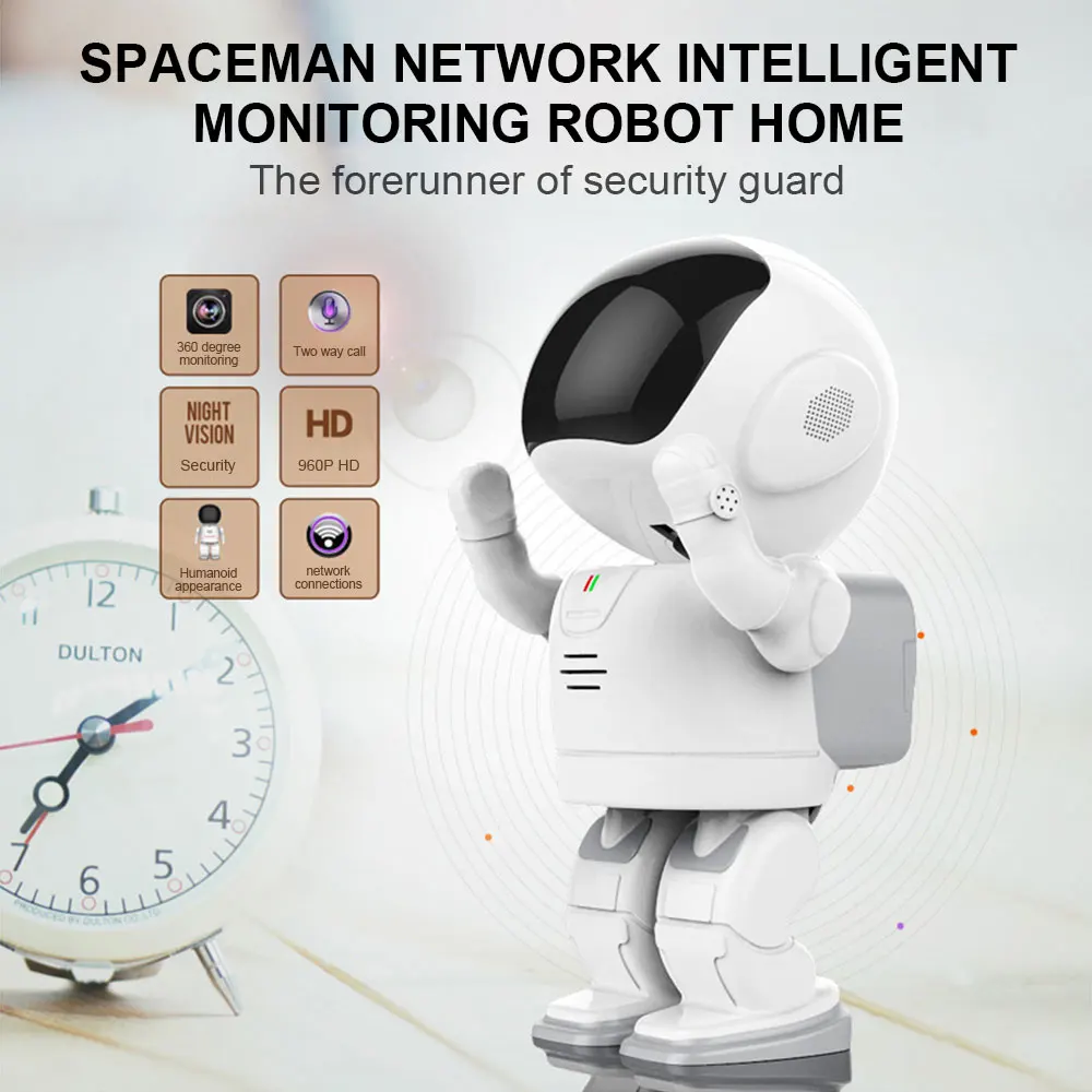 

1080P Wireless Camera Intelligent Robot Auto Tracking Camera Remote Control Baby Video Monitor Surveillance Home Camera