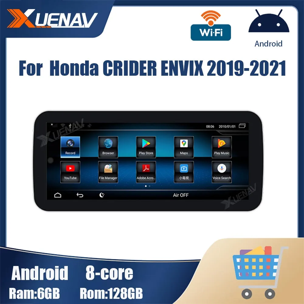 

12.3 inch Car Radio For honda crider 2019 2020 2021 Car Stereo Multimedia DVD player Android GPS Navigation Carplay