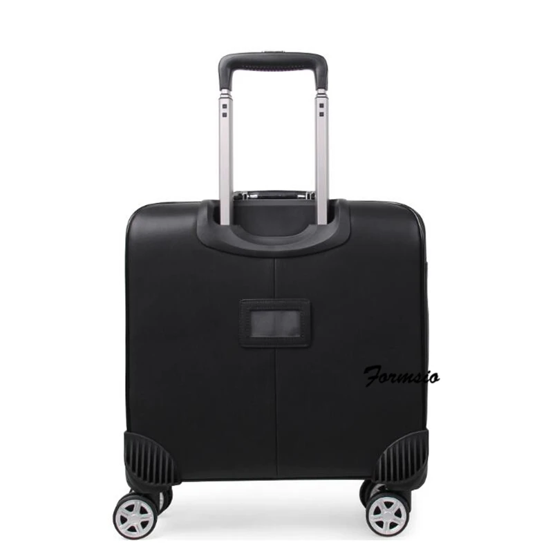 Carrylove мужской чемодан из натуральной кожи с колесами 1" 20" дюймов, чемодан для бизнеса