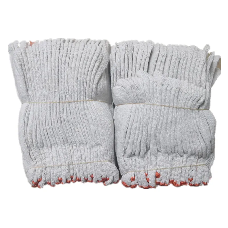 Рабочие перчатки из хлопчатобумажной пряжи белые рабочие для ремонта