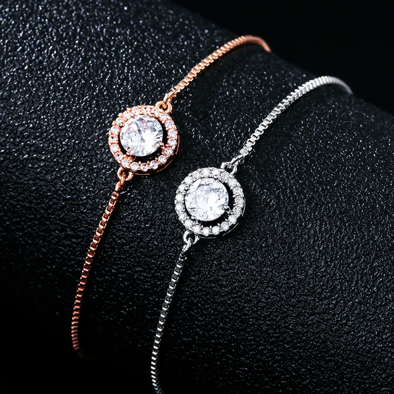 UILZ новый модный темпераментный геометрический браслет из циркона простой и