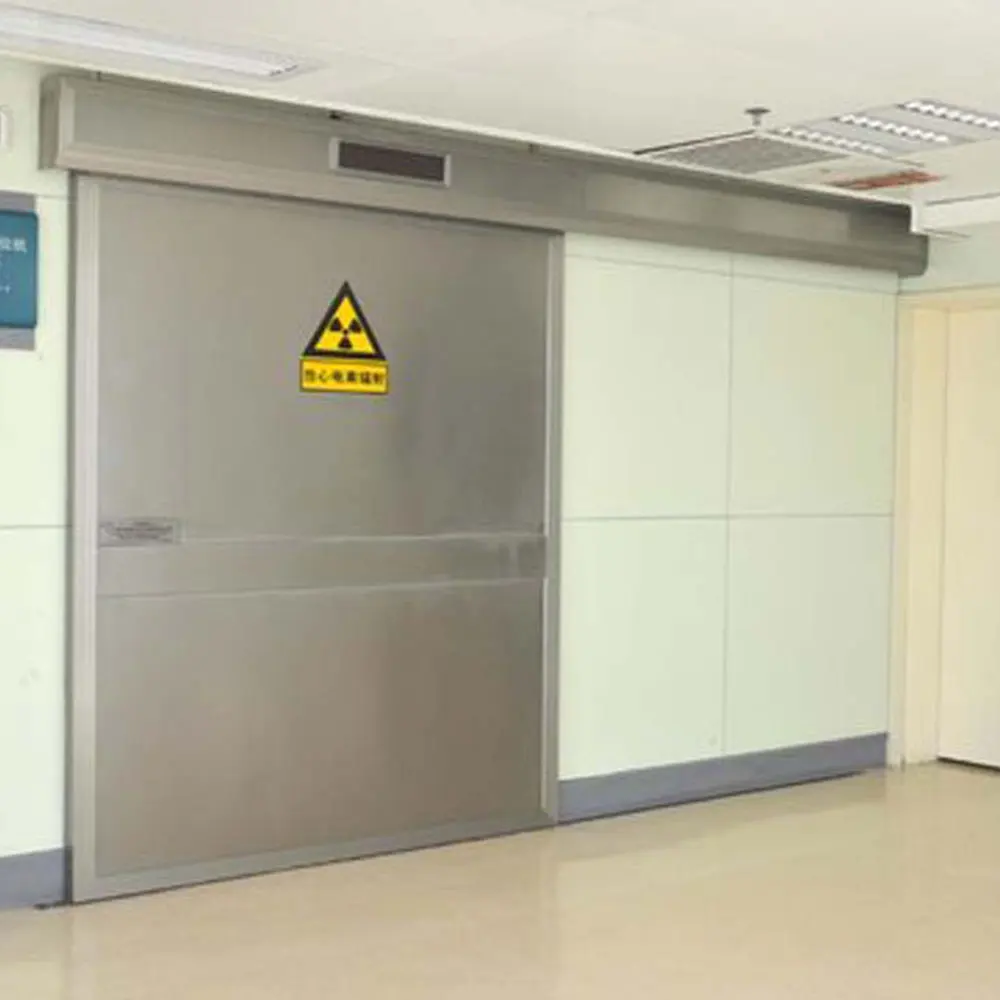 

Больничная защита от радиации, безопасная раздвижная свинцовая дверь, скользящая свинцовая дверь, электрические свинцовые двери