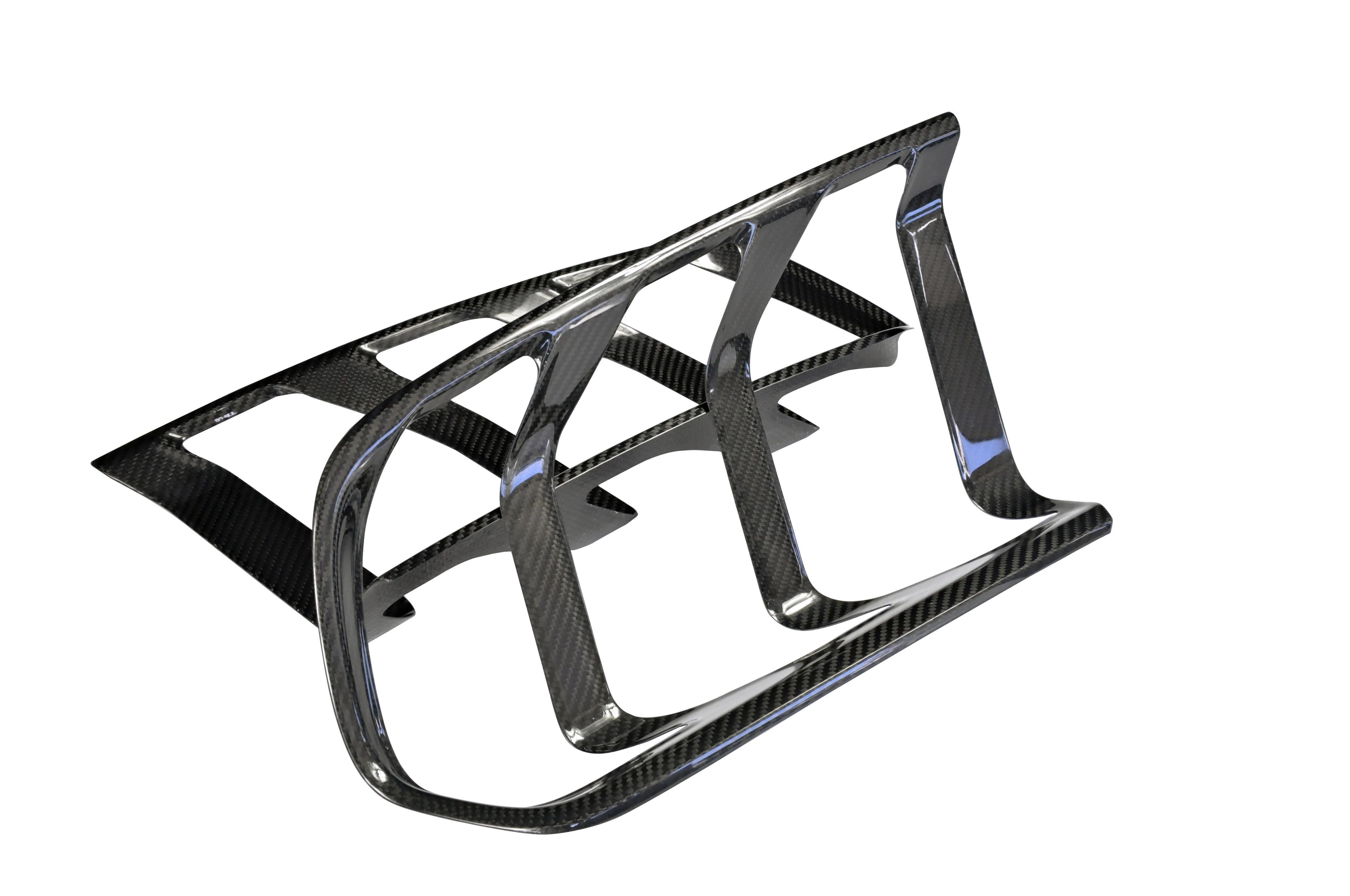 Добавить стиль крышка заднего фонаря глянцевый черный цвет сухое настоящее